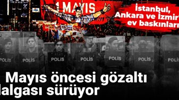 1 Mayıs Öncesi Gözaltı Dalgası Sürüyor: İstanbul, Ankara ve İzmir’de Ev Baskınları