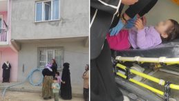 2’nci Kat Penceresinden Düşen Azra Yaralandı