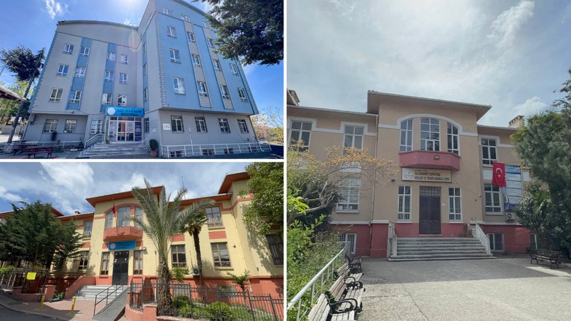 Silivri Gazi İmam Hatip Ortaokulu, Fatih Katip Çelebi İlkokulu ve Sultanahmet Suphi Paşa Mesleki ve Teknik Anadolu Lisesi.