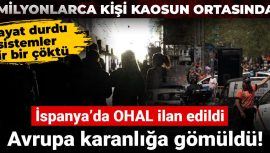 Avrupa Karanlığa Gömüldü! Hayat Durdü, Sistemler Çöktü