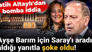 Ayşe Barım İçin Saray’a Yapılan Aramada Şoke Eden Yanıt! Fatih Altaylı’dan Çarpıcı İddia