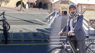 Başkan Makam Aracını Bıraktı: Elektrikli Bisiklete Bindi