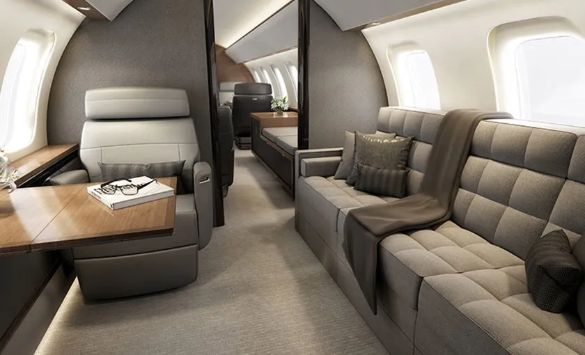 Global 8000 İç Tasarımı