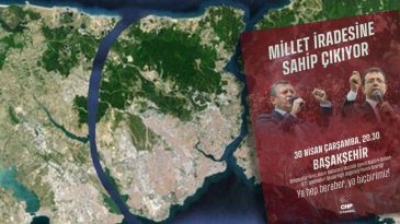 CHP’den Kanal İstanbul Güzergahında İmamoğlu Mitingi