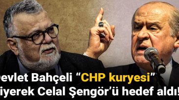 Devlet Bahçeli, Celal Şengör’ü Hedef Aldı