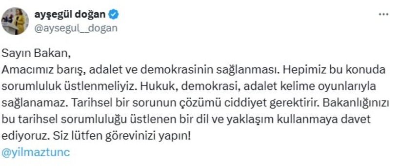 DEM'den Yanıt