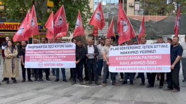 Gaziantep’te Tekstil İşçileri Eylemde: Hem Teşvik Alıyorlar Hem İşçi Kıyımı Yapıyorlar