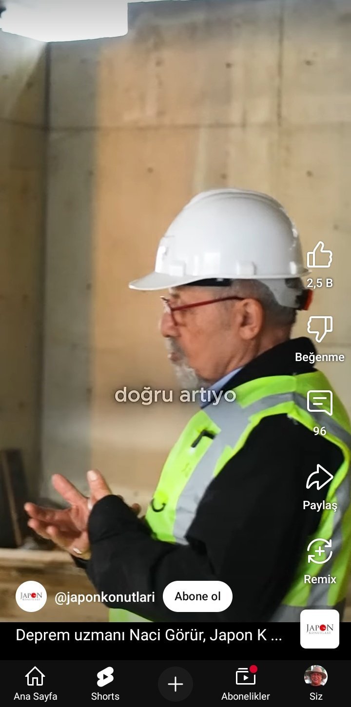 Naci Görür ve Japon uzman Moriwaki