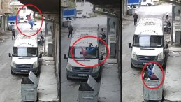 İkinci Kattan Çöp Konteynerine Düştü