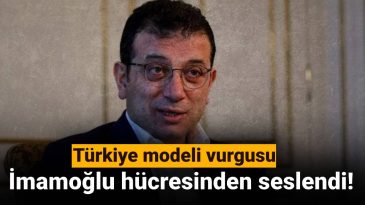 İmamoğlu’dan Önemli Açıklamalar: Yeni Türkiye Modeli Üzerine Çalışıyorum
