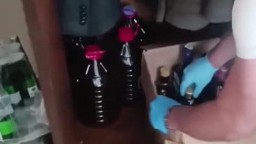 Kaçak İçki Operasyonu: 200 Litre Sahte İçki Ele Geçirildi