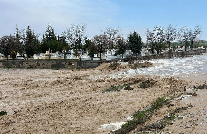 Kulu İlçesinde Sel Durumu