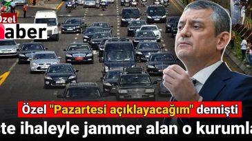 Özgür Özel Pazartesi Açıklama Yapacak: Jammer Alan Kurumlar belli oldu