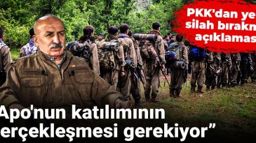 PKK’dan Yeni Silah Bırakma Açıklaması! “Apo’nun Katılımı Şart”