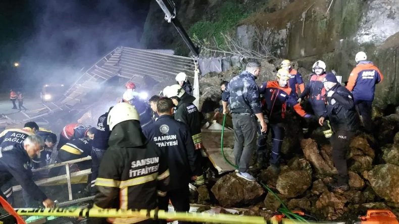 Samsun’daki Heyelan Faciasında Akaryakıt İstasyonu Müdürü Gözaltına Alındı