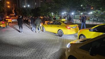 Taksi sürücüsü, uyardığı korsan taksi sürücüsü tarafından darbedildi