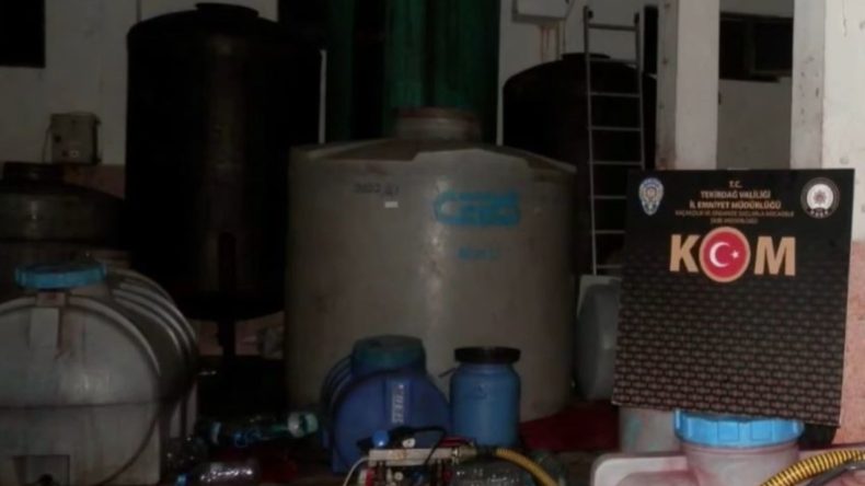 Tekirdağ’da Kaçak İçki Operasyonu: 29 Ton Ele Geçirildi