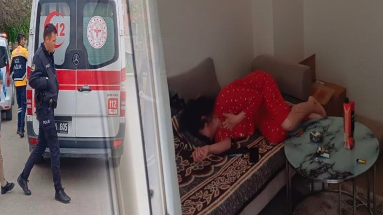 Yaralı Annelerini Yerde Buldu: Telefona Sarıldı