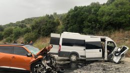 12 Kişinin Yaralandığı Kazadan Sonra Kavga Çıktı