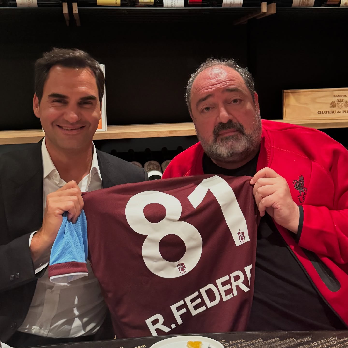 Federer Trabzonspor forması ile