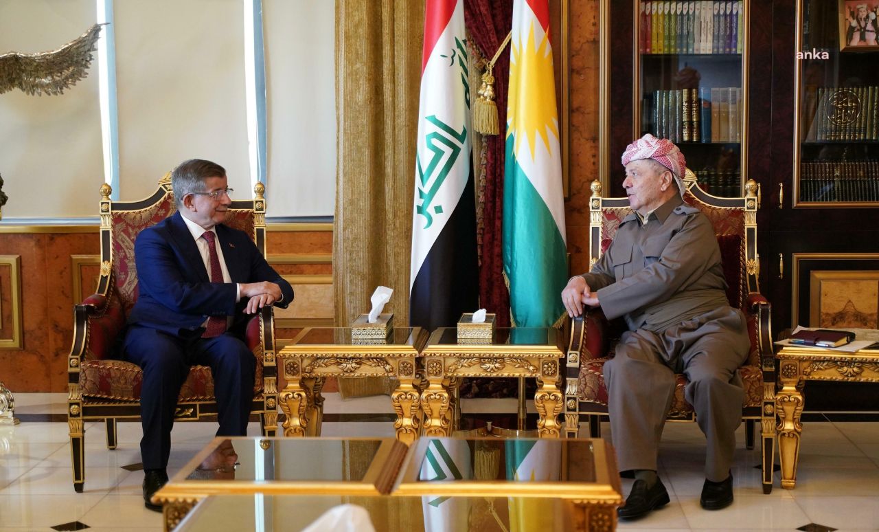 Davutoğlu ve Barzani ile Görüşme