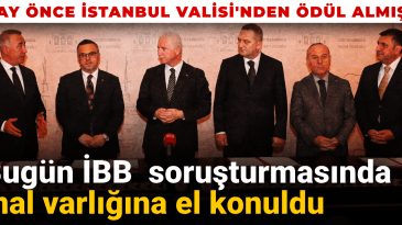 6 Ay Önce Ödül Almıştı: Bugün İBB Soruşturmasında Mal Varlığına El Konuldu