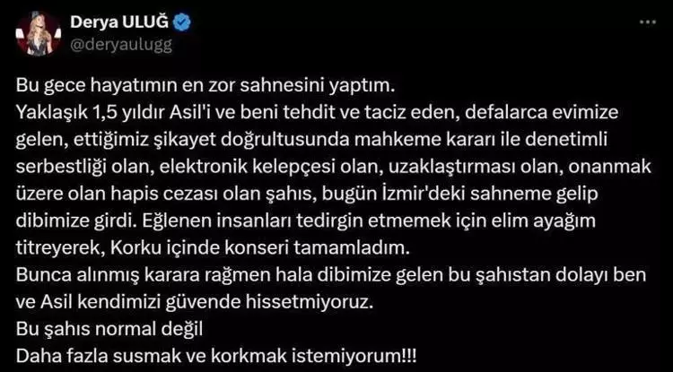 Derya Uluğ Sosyal Medya