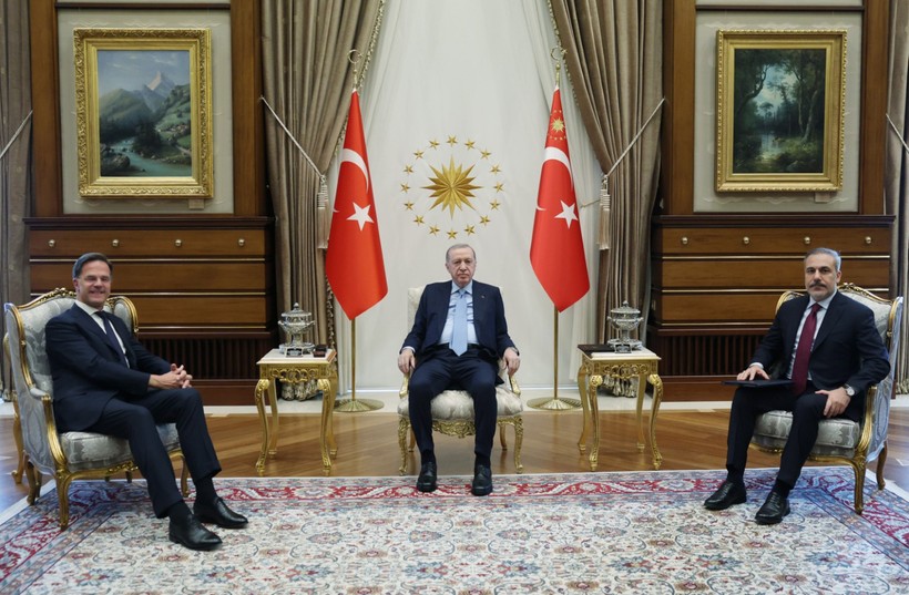 Cumhurbaşkanı Erdoğan ve NATO Genel Sekreteri Rutte görüşmesi
