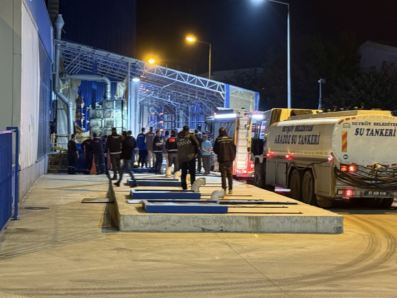 Düzce OSB yangın müdahalesi