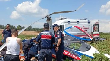 Adana’da Jandarma Cayrokopteri Düştü: 2 Yaralı!