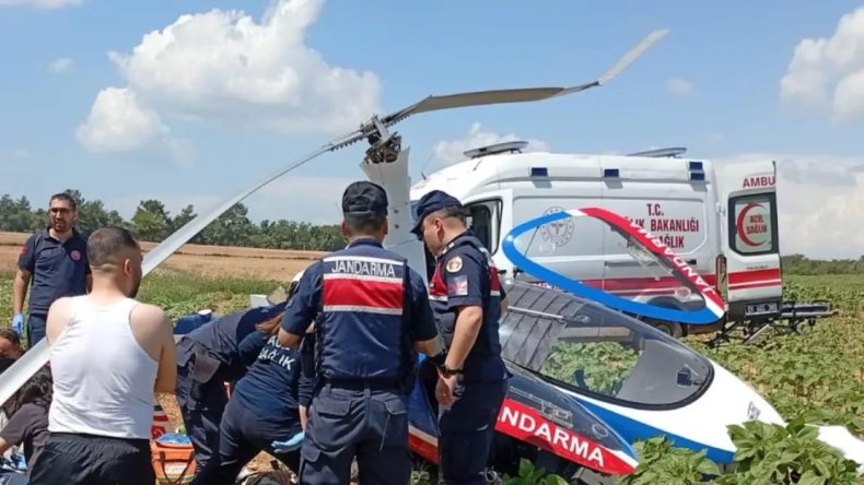 Adana’da Jandarma Cayrokopteri Düştü: 2 Yaralı!