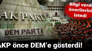 AKP, DEM Partisi ile Görüşmelerde Son Durumu Paylaştı!