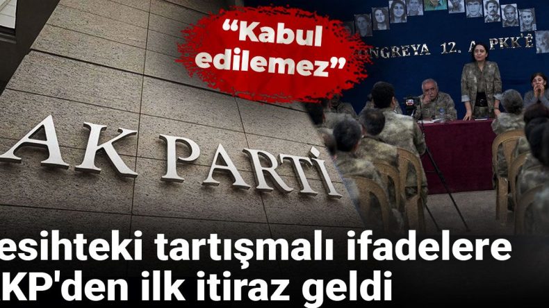 AKP’den Fesih Açıklamasına Tepki: “Kabul Edilemez”