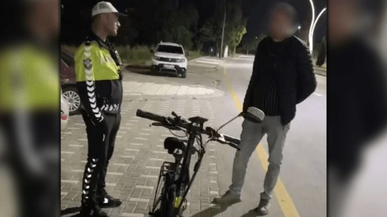 Alkollü bisiklet kullanırken polise yakalandı! Cezası ağır oldu: Eşek bile kullanamazsın