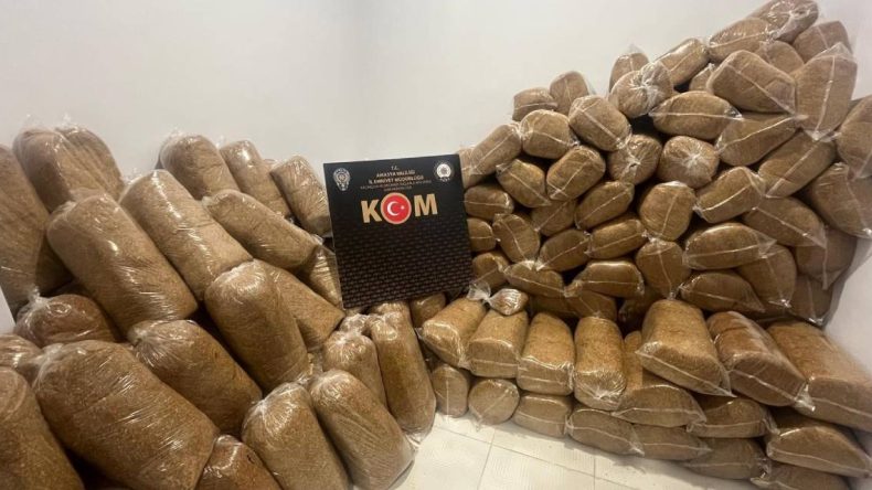 Amasya’da 1,5 Milyon TL’lik Tütün Ele Geçirildi
