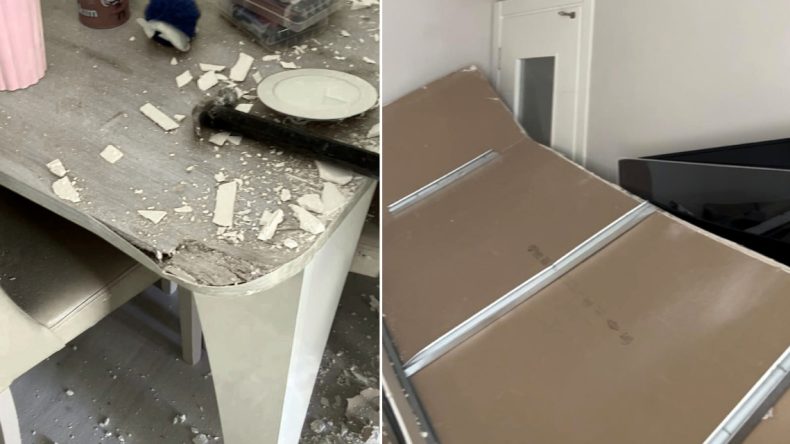 Anne ve 2 Çocuğu Evlerinde Korku Dolu Anlar Yaşadı!