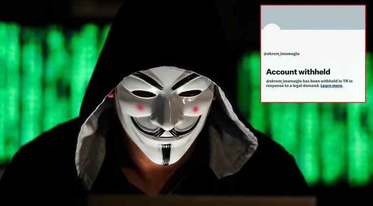 Anonymous, ‘Diktatör Erdoğan’ diyerek seslendi: “Ekrem İmamoğlu’nun hesabı sadece bir Twitter hesabı değil halkın sesiydi”