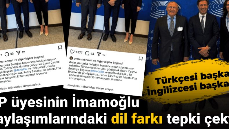 AP Üyesinin İmamoğlu Paylaşımlarındaki Dil Farkı Tepki Çekti: Türkçesi Başka, İngilizcesi Başka…