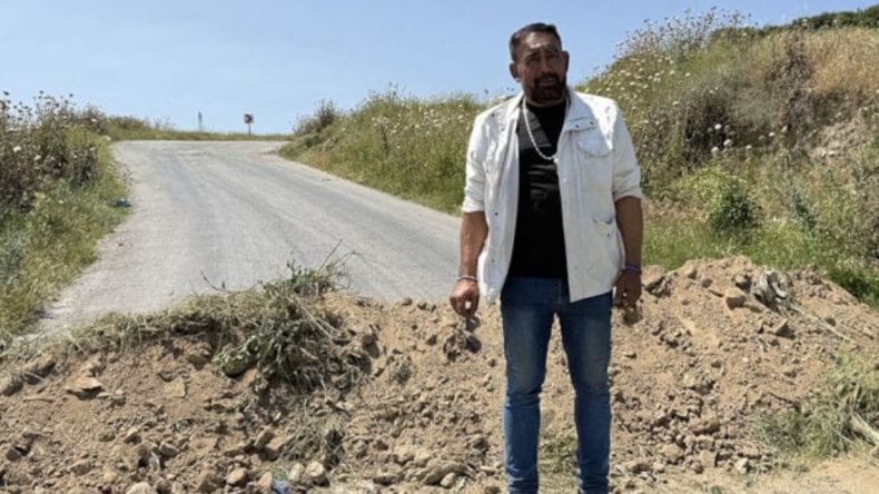 “Arazimden izinsiz geçiliyor” dedi, yolu kapattı! Görenler hayrete düştü
