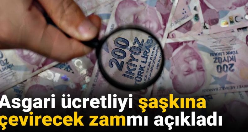 Asgari Ücretliye Şaşırtacak Zam Açıklaması