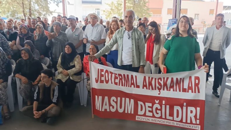Aydın’da Halk, Jeotermal Şirketi Yetkililerine Toplantı Yaptırmadı