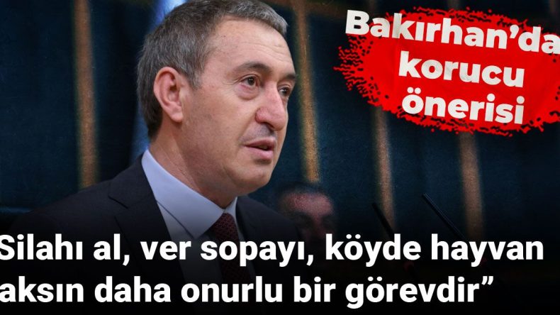 Bakırhan’dan Korucu Teklifi: Silahı Bırak, Sopayı Al ve Köyde Hayvan Besle, Daha Onurlu Bir Görev
