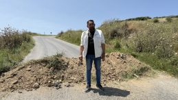‘Benim arazim’ dedi, yolu kapattı
