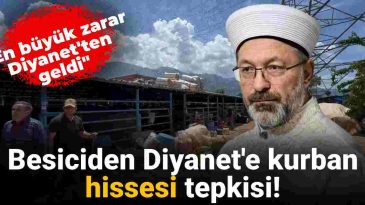 Besicilerin Diyanet’e Kurban Hissesi Tepkisi!
