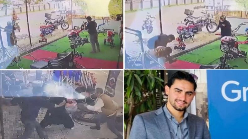 Bıçaklı Saldırgana Müdahale Edip Kadını Kurtardı