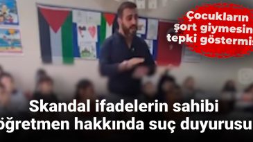 Çocuklara ‘şort giymeyin’ diyen öğretmen hakkında suç duyurusu