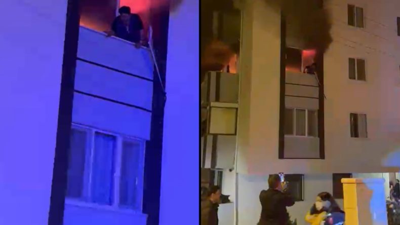 Çöp Evdeki Yangında Trajik Olay: Camdan Atlarken Kurtulamadı