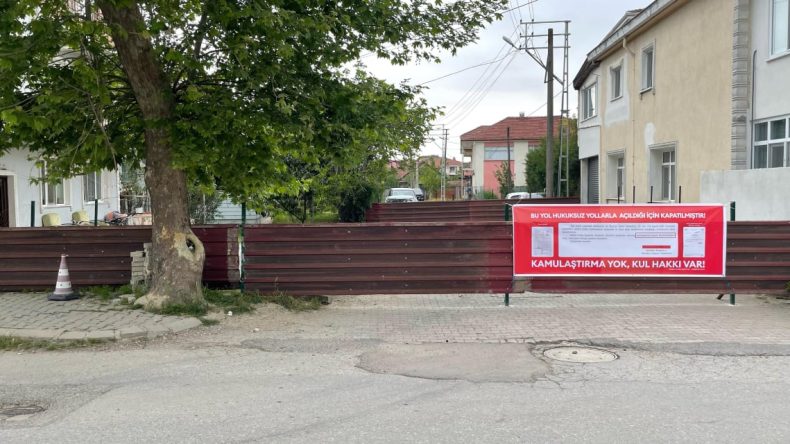 ‘Dedemden miras kaldı’ deyip 25 yıllık yolu kapattı