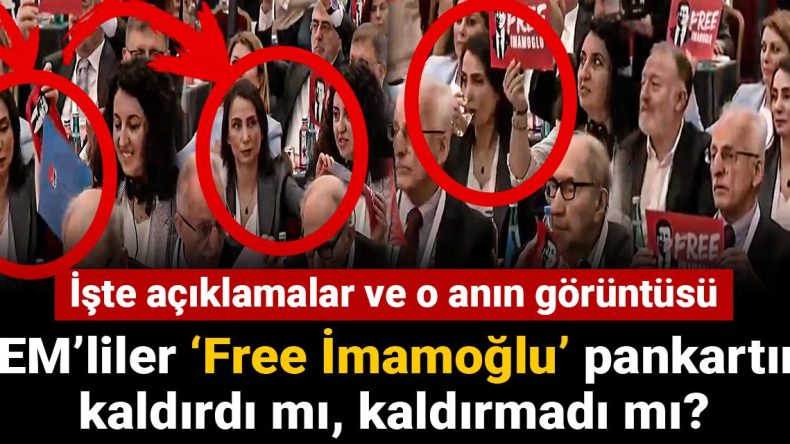 DEM Parti Free İmamoğlu Pankartını Kaldırdı mı, Kaldırmadı mı? İşte Açıklamalar ve O Anın Görüntüsü