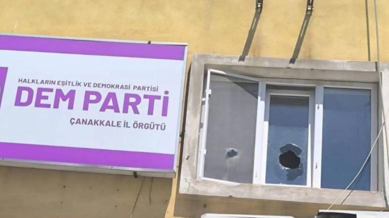 DEM Parti İl Binasına Saldırı Düzenlendi
